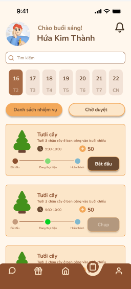 App minh họa bước 01