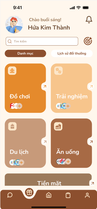 Động lực hoàn thành từ các món quà yêu thích